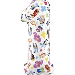 Bluey Friends Balon din folie numărul 1 66 cm