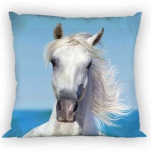 Cal Husă de pernă albă 40*40 cm - Img 2