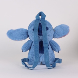 Disney Lilo și Stitch Blue Alien rucsac din pluș, geantă 30 cm - Img 2