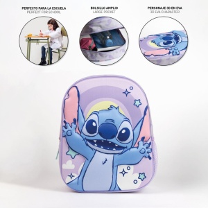 Disney Lilo și Stitch Cosmic Rucsac 3D, geantă 31 cm - Img 4
