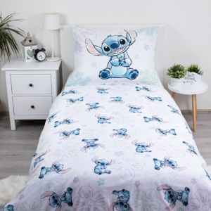 Disney Lilo și Stitch Ohana White lenjerie de pat 140×200cm, 70×90 cm - Img 3