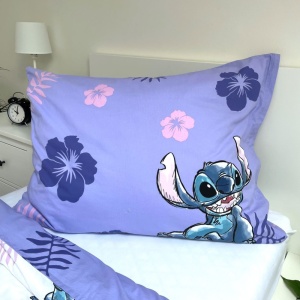 Disney Lilo și Stitch Set de lenjerie de pat Blooming 140×200cm, 70×90 cm - Img 4