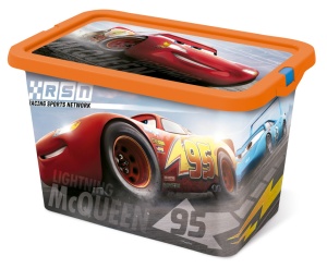 Disney Mașini Future Race cutie de depozitare din plastic 7 L