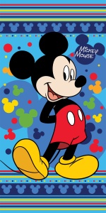 Disney Mickey prosop de baie, prosop de plajă 70x140cm