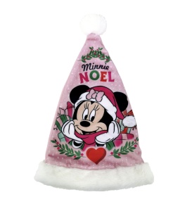 Disney Minnie Noel căciulă de Moș Crăciun 37 cm