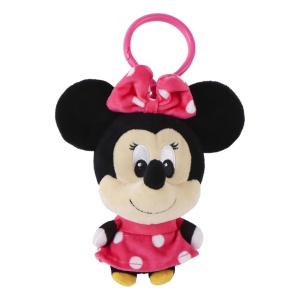 Disney Minnie Smile Figurină 3D din pluș cu agățătoare, accesoriu geantă 13 cm