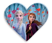 Disney Regatul de gheață Leaf pernă de formă, pernă decorativă 35x30 cm Velur - Img 2