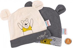 Disney Winnie de Pluș set 2 piese căciuliță pentru bebeluși