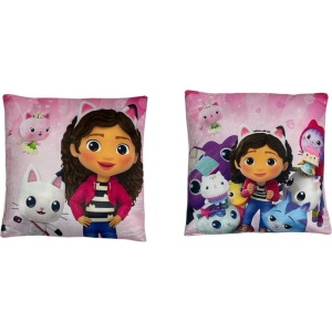 Gabby's Dollhouse Happiness pernă decorativă 38x38 cm Catifea - Img 4