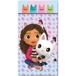 Gabby's Dollhouse Paw prosop de baie, prosop de plajă 70x140cm (Uscare rapidă)