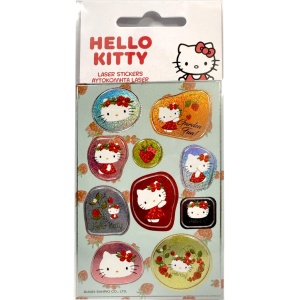 Hello Kitty Garden set de autocolante holografice