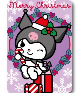 Hello Kitty Kuromi Pătură polară de Crăciun 100x140cm