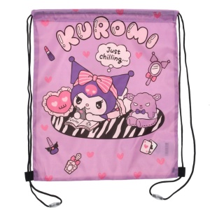 Hello Kitty Kuromi sac de sport, geantă de gimnastică 40 cm - Img 4