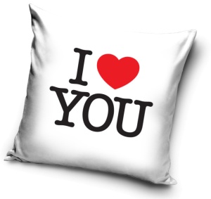 Iubire I love you husă de pernă 40*40 cm