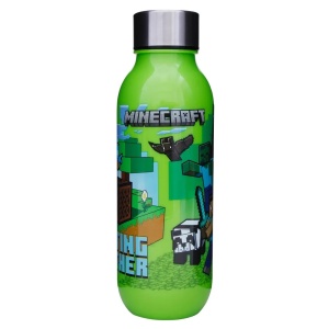 Minecraft Crafting sticlă din plastic cu capac cu filet 640 ml