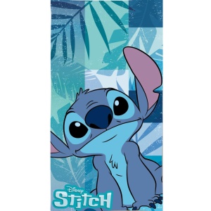 Omul Păianjen Leaf Blue Disney Lilo și Stitch, Câinele Stea Prosop de baie Blue Leaf, Prosop de plajă 70x140cm (Uscare Rapidă)