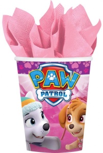 Patrula Cățelușilor Pink pahar de hârtie 8 buc 250 ml