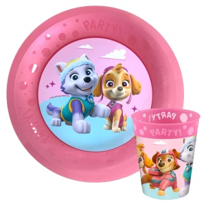 Patrula Cățelușilor Skye and Everest Set din plastic premium micro