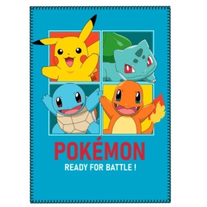 Pokémon Blue pătură polară 100x140 cm