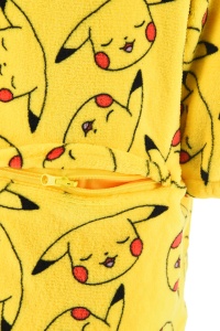Pokémon Pika cu mâneci patură polară pluș, poncho 4-10 ani - Img 2
