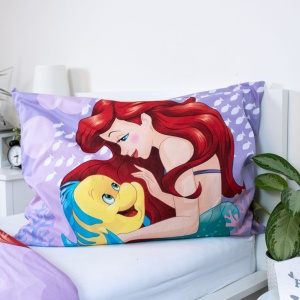 Prințesele Disney Ariel Pink set de lenjerie 140×200cm, 70×90 cm - Img 4