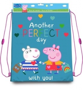 Purcelușa Peppa geantă sport sac de gimnastică 40 cm