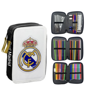 Real Madrid White penar umplut cu 3 compartimente