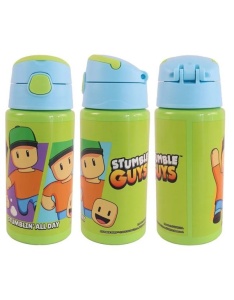 Stumble Guys All Day sticlă de aluminiu cu pai și cârlig 500 ml - Img 3