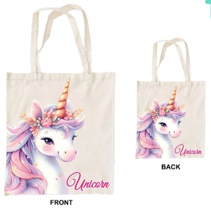 Unicorn Mystic geantă de pânză, geantă de cumpărături 44 cm - Img 2