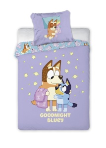 Bluey Goodnight set de pilote pentru copii 100x135cm, 40x60 cm