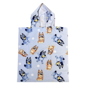 Bluey poncho prosop de plajă 50x115 cm