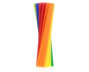 Colorat Colorful paie de plastic 10 buc - Img 3