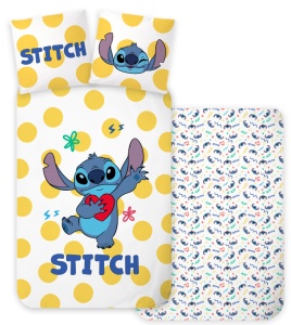 Disney Lilo și Stitch Dots lenjerie de pat pentru copii 100×135 cm, 40×60 cm