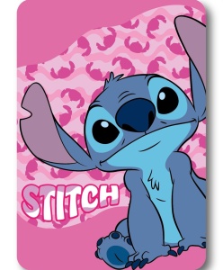 Disney Lilo și Stitch Pink Wave pătură polară 100x140cm