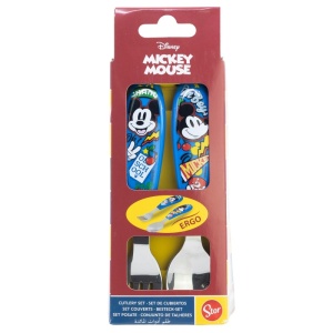 Disney Mickey True Champions set tacâmuri ergo din metal - 2 piese