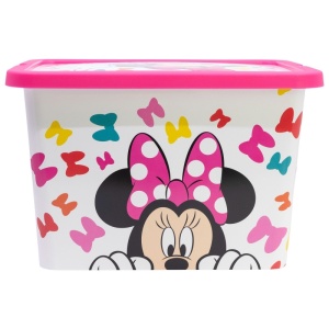 Disney Minnie Edgy Bows cutie de depozitare din plastic 7 L - Img 2