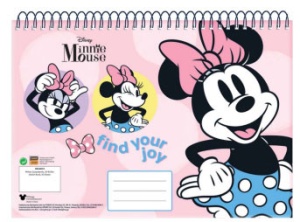 Disney Minnie Joy Caiet de schițe spirală A/4 30 de foi