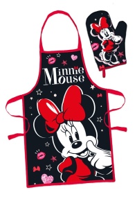 Disney Minnie Smooch Set șorț de damă, 2 piese