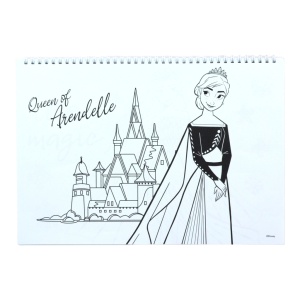 Disney Regatul de gheață Heart Caiet de schițe A/4 spirală cu 40 de pagini și autocolante - Img 4
