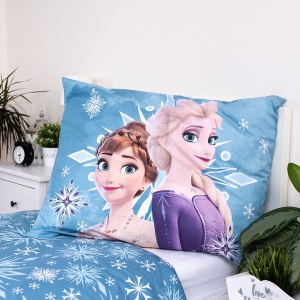 Disney Regatul de gheață White Snowflake așternut de pat pentru copii 100×135 cm, 40×60 cm - Img 4