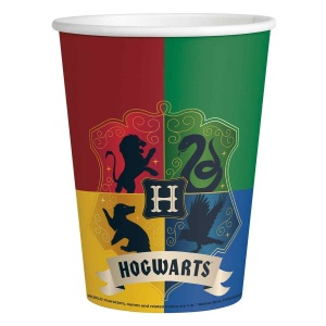 Harry Potter Houses pahar de hârtie 8 bucăți 250 ml