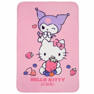 Hello Kitty Fruits pătură fleece 100x140cm