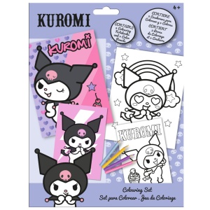 Hello Kitty Kuromi set de colorat