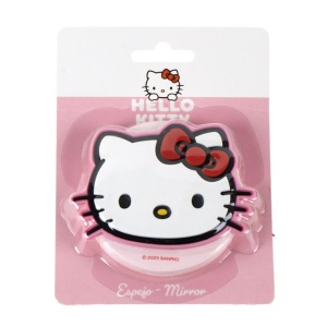 Hello Kitty Pink Oglindă de machiaj 3D - Img 2