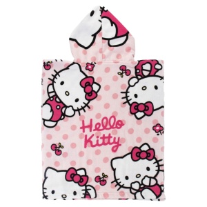 Hello Kitty poncho prosop de plajă 50x115 cm