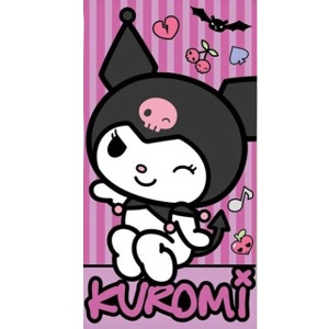 Hello Kitty Punk Kuromi prosop de baie, prosop de plajă 70x140cm (Uscare rapidă)
