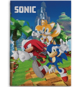 Sonic Ariciul Speedy Dreams Pătură polară 100x140cm