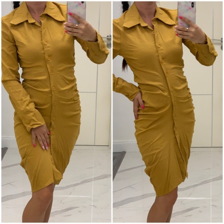Rochie Camasa Anabella muștar