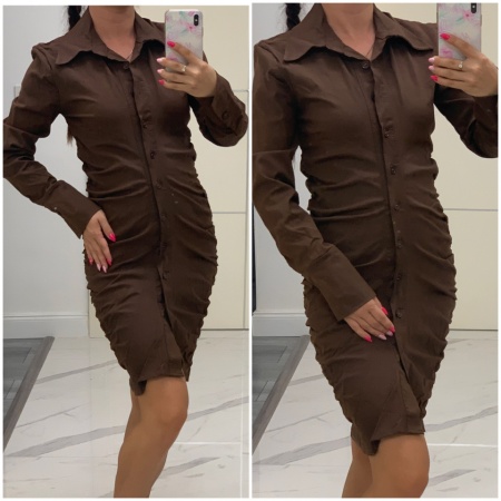 Rochie Camasa Anabella maro