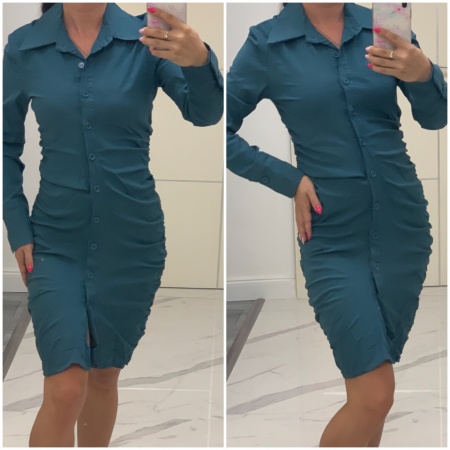 Rochie Camasa Anabella turcoaz